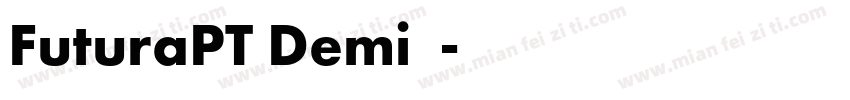 FuturaPT Demi字体字体转换